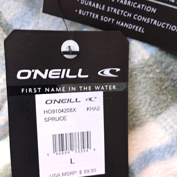 O'Neill NEW Spruce SuperFleece Lined Flannel Jacket - Picture 10 of 13